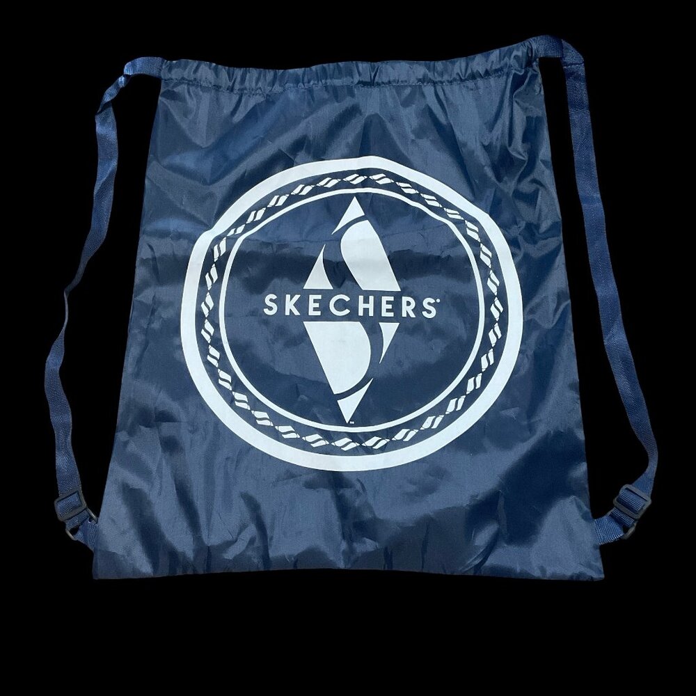 👗5/$25 - Navy Drawstring Backpack w/ Brand Logo